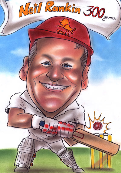 cricket batsmen caricature