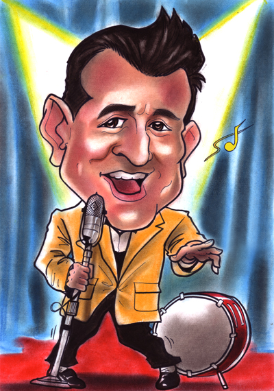 Elvis Style caricature