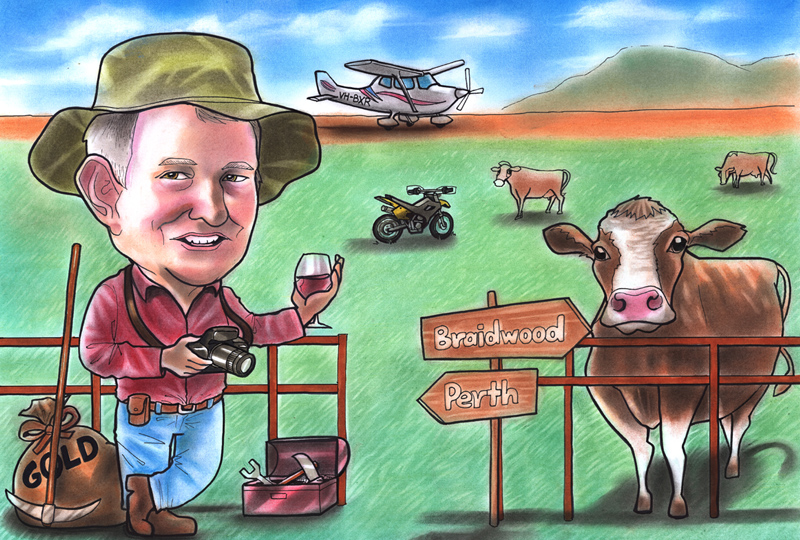 Farmer Life caricature