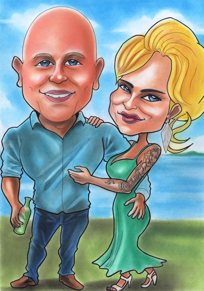 Good Couple caricature