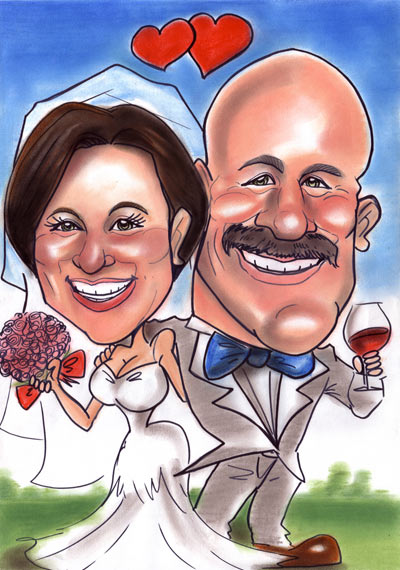 Lynne Wedding caricature