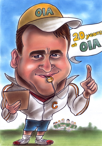 OIA Project Manager caricature