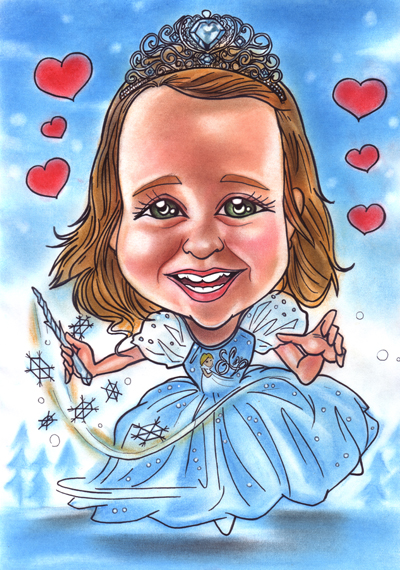 princess Immy caricature