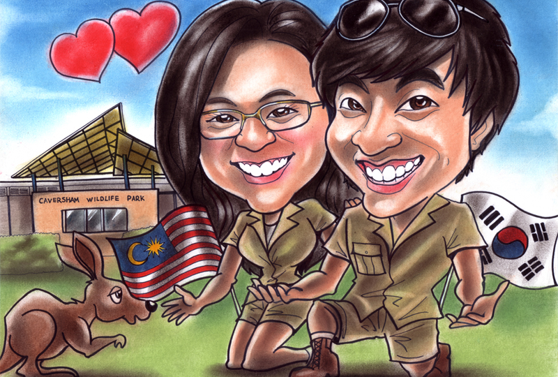 zoo ranger caricature